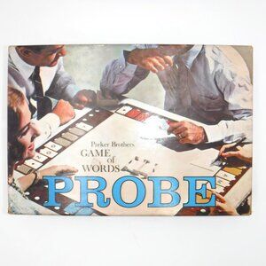 PROBE Game of Words Parker Brothers Family Board Game Night Vintage 1964 No. 200